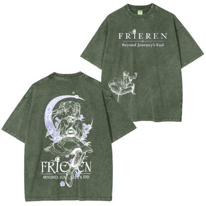Frieren: Beyond Journey's End Unisex Washed T-Shirt