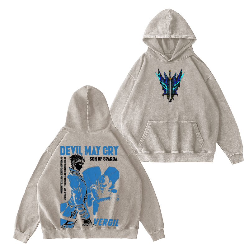 Devil May Cry virgil Unisex Washed Hoodie