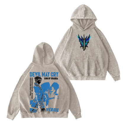 Devil May Cry virgil Unisex Washed Hoodie