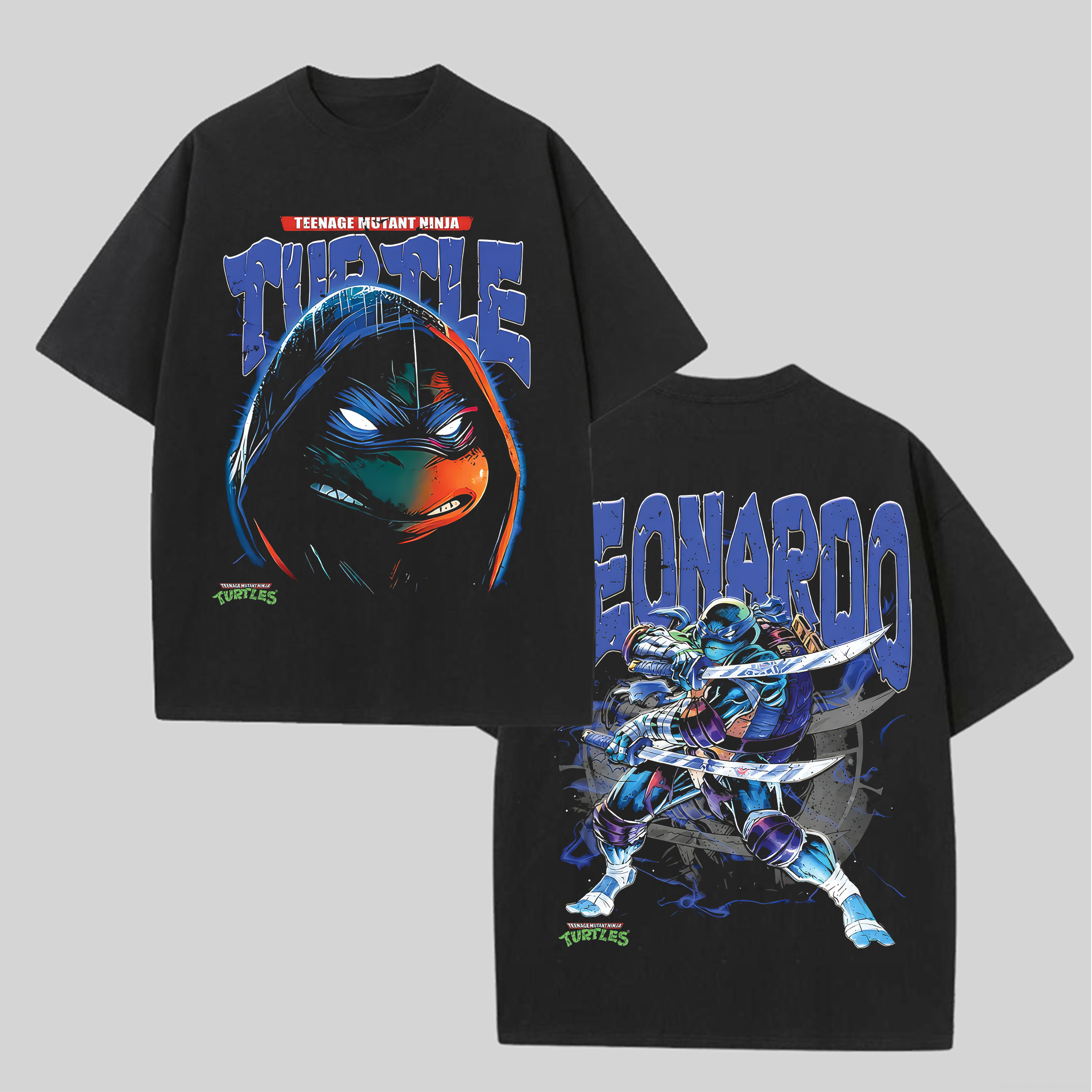 Teenage Mutant Ninja Turtles Printed Oversized Washed T-Shirt
