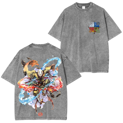 Avatar: The Last Airbender Aang Unisex Washed T-Shirt