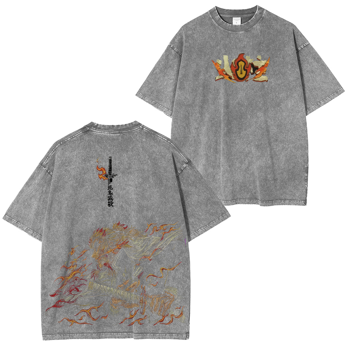 [Copy]Jujutsu Kaisen Higuruma Hiromi Printed Unisex Washed T-Shirt