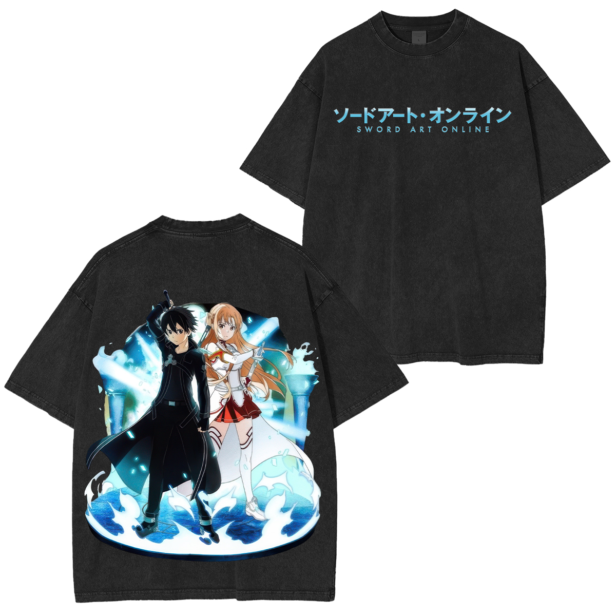 Sword Art Online Printed Unisex Washed T-Shirt