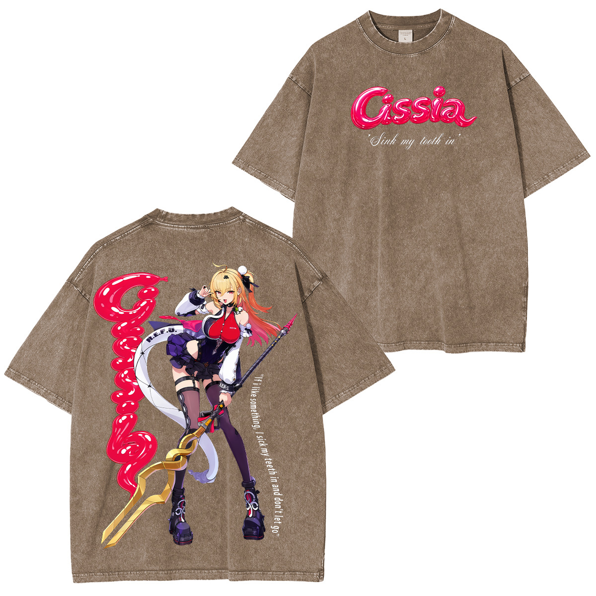 Cissia Zenless Zone Zero Printed Unisex Washed T-Shirt