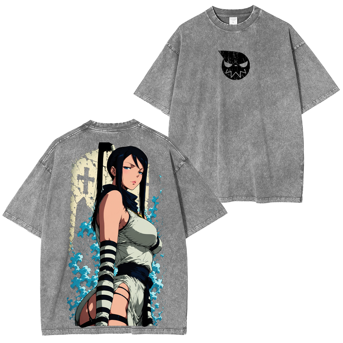 Soul Eater Tsubaki Printed Unisex Oversized T-Shirt