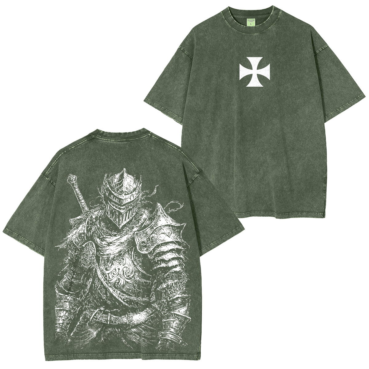 Dark Souls Printed Unisex Washed T-Shirt