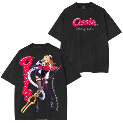 Cissia Zenless Zone Zero Printed Unisex Washed T-Shirt