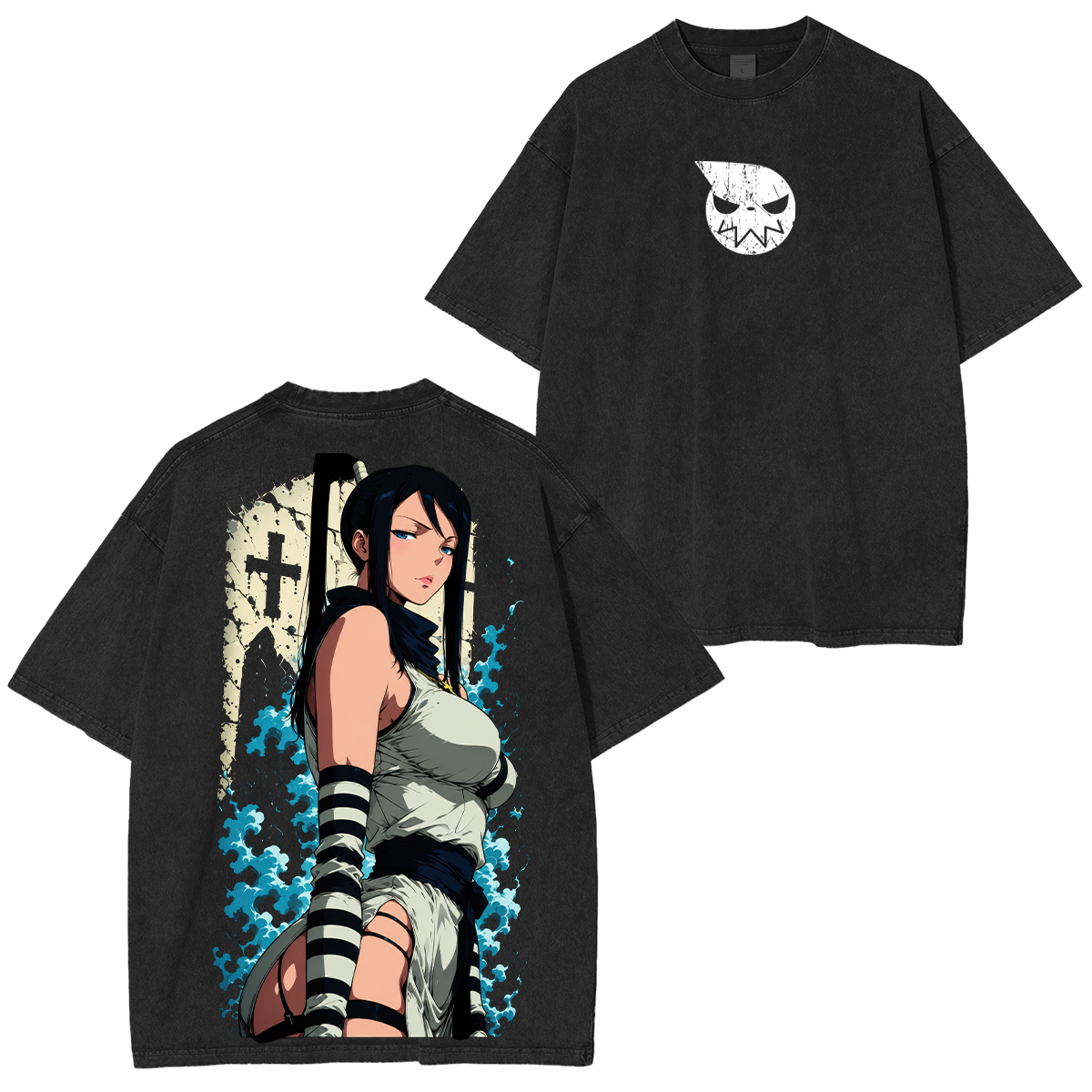 Soul Eater Tsubaki Printed Unisex Oversized T-Shirt