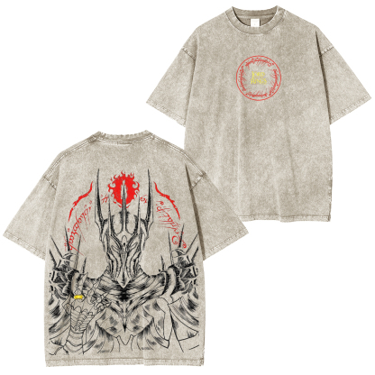 The Lord of the Rings Printed Unisex Washed T-Shirt