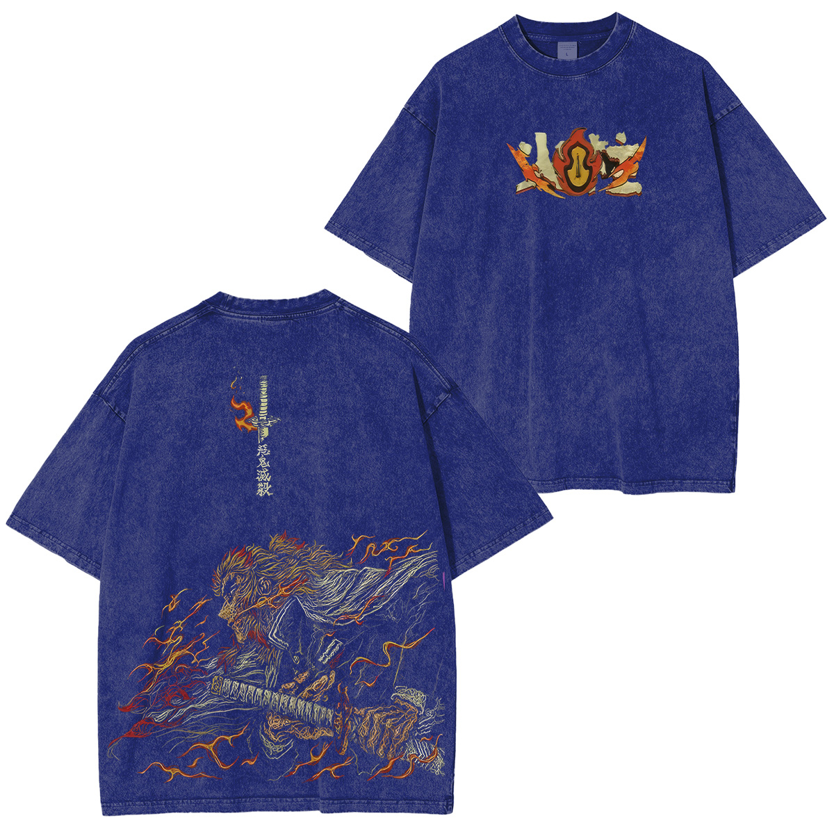 [Copy]Jujutsu Kaisen Higuruma Hiromi Printed Unisex Washed T-Shirt