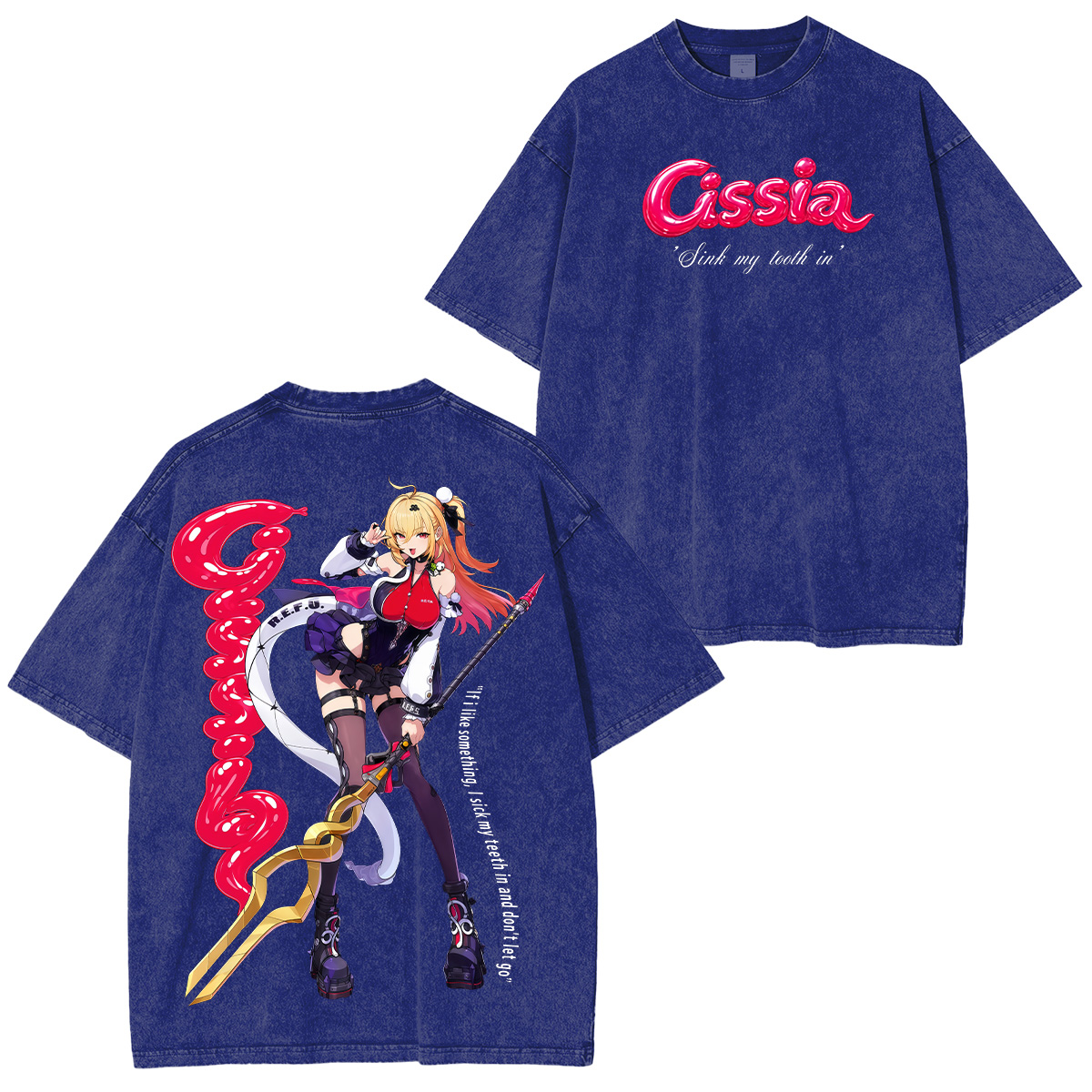 Cissia Zenless Zone Zero Printed Unisex Washed T-Shirt