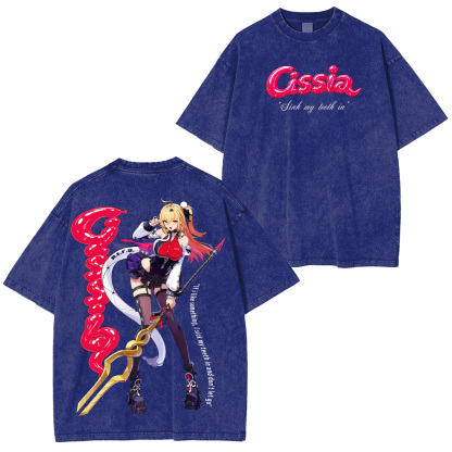 Cissia Zenless Zone Zero Printed Unisex Washed T-Shirt