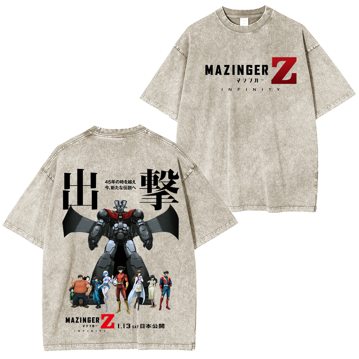 Mazinger Z: Infinity Unisex Washed T-Shirt
