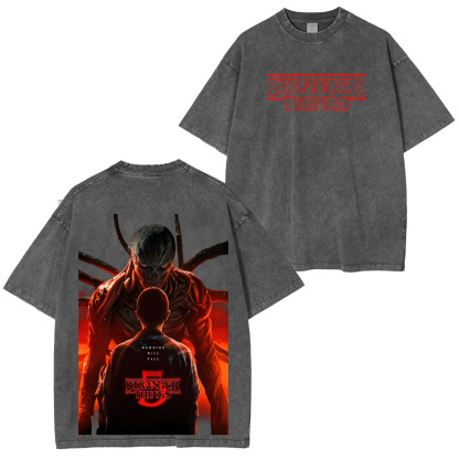 Stranger Things Season 5 Unisex Washed T-Shirt