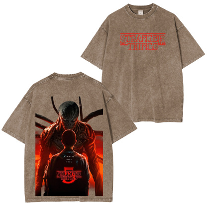 Stranger Things Season 5 Unisex Washed T-Shirt