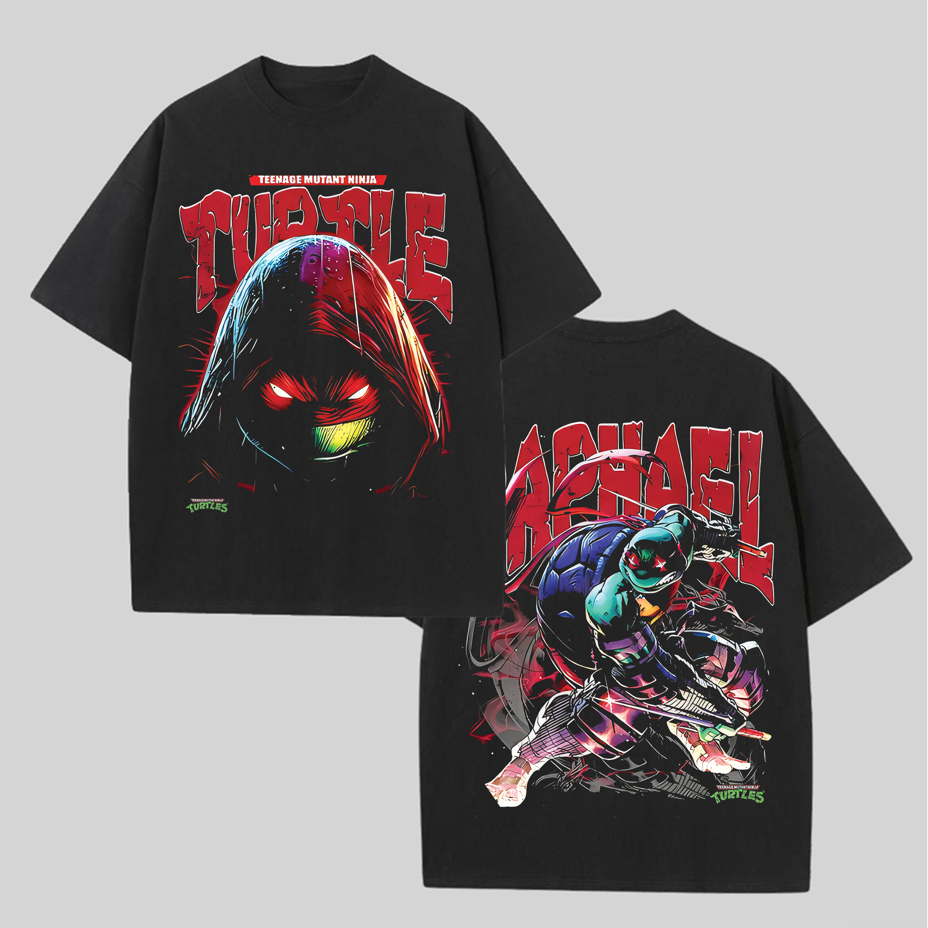 Teenage Mutant Ninja Turtles Printed Oversized Washed T-Shirt