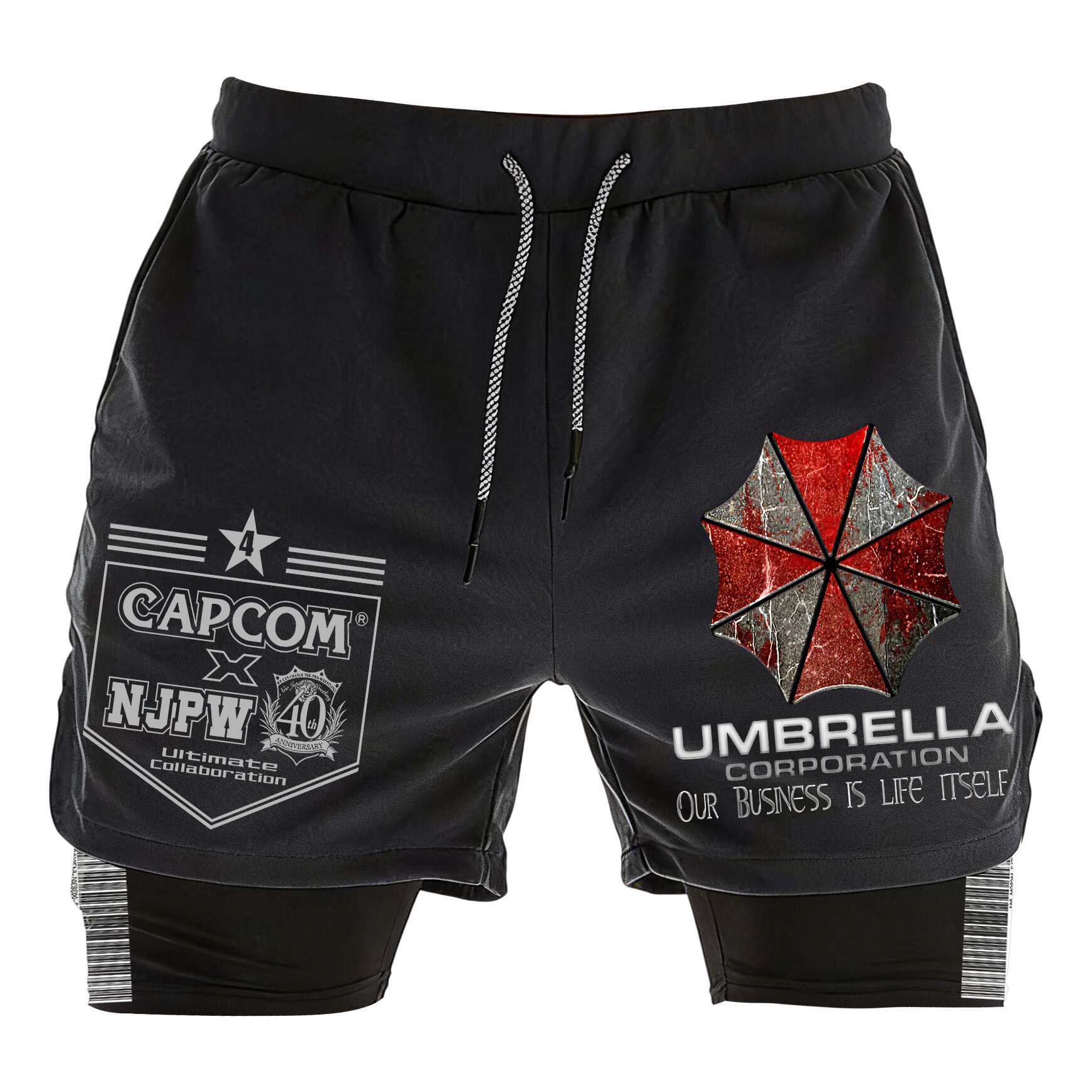 Resident Evil Umbrella Corporation Print Men's Shorts