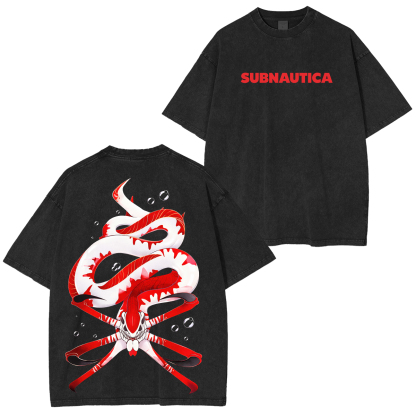 Subnautica Printed Unisex Washed T-Shirt