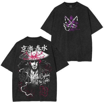 Bleach Bankai Printed Unisex Washed T-Shirt