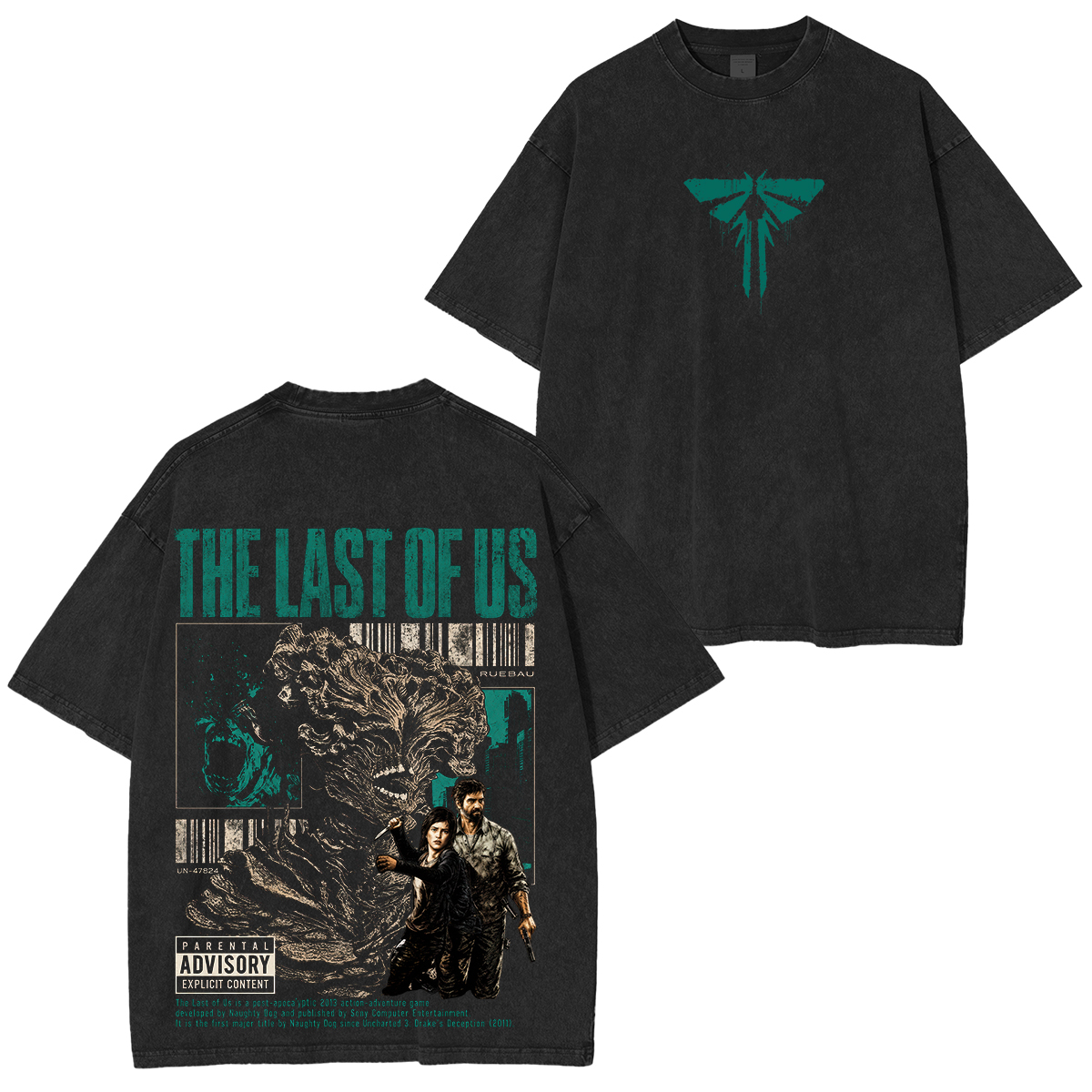 The Last of Us Part I Printed Unisex Washed T-Shirt