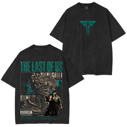 The Last of Us Part I Printed Unisex Washed T-Shirt