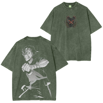 My Hero Academia Katsuki Bakugo Unisex Washed T-Shirt