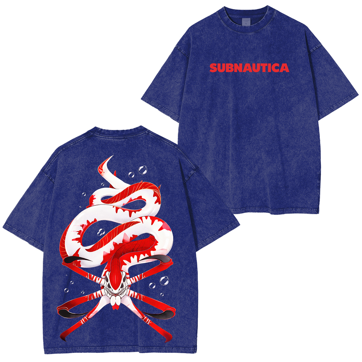 Subnautica Printed Unisex Washed T-Shirt