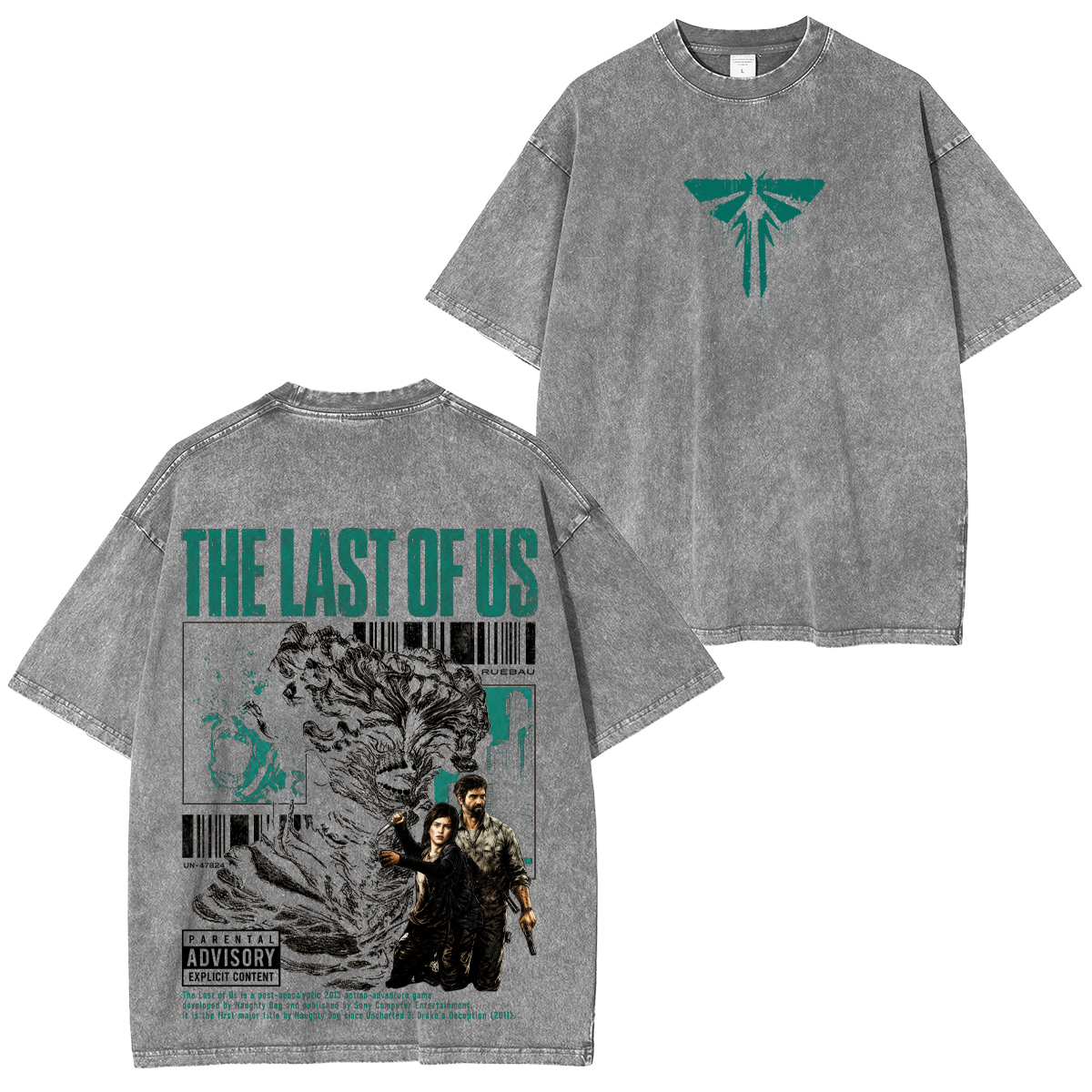 The Last of Us Part I Printed Unisex Washed T-Shirt