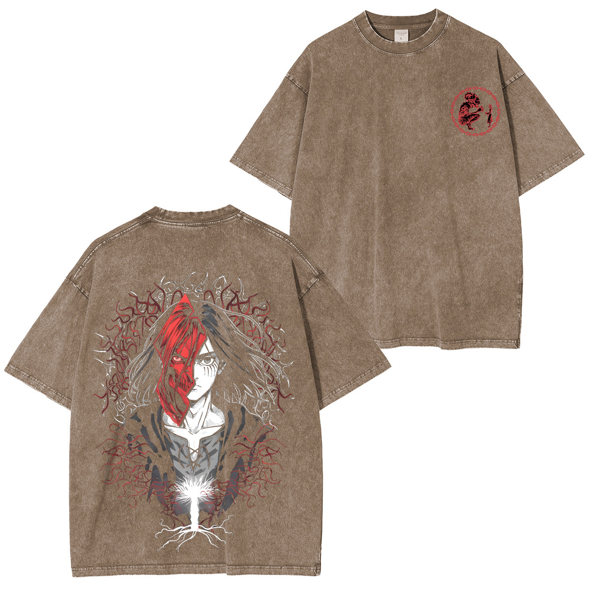 Attack on Titan Eren Yeager Unisex Washed T-Shirt