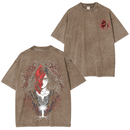 Attack on Titan Eren Yeager Unisex Washed T-Shirt