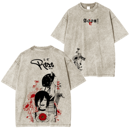 Chainsaw Man Reze Unisex Washed T-Shirt