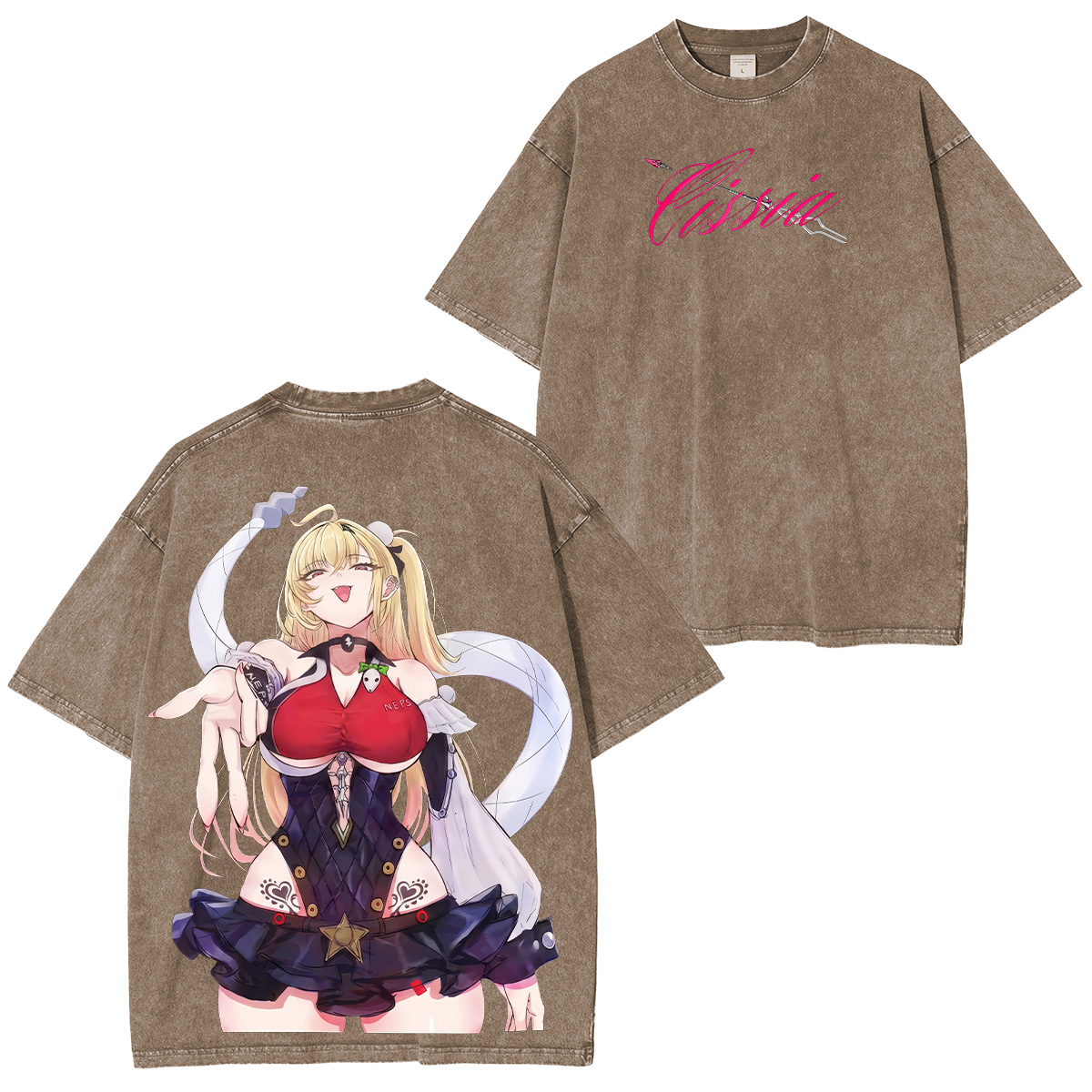 Zenless Zone Zero N.E.P.S. Printed Unisex Washed T-Shirt