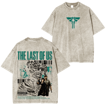The Last of Us Part I Printed Unisex Washed T-Shirt