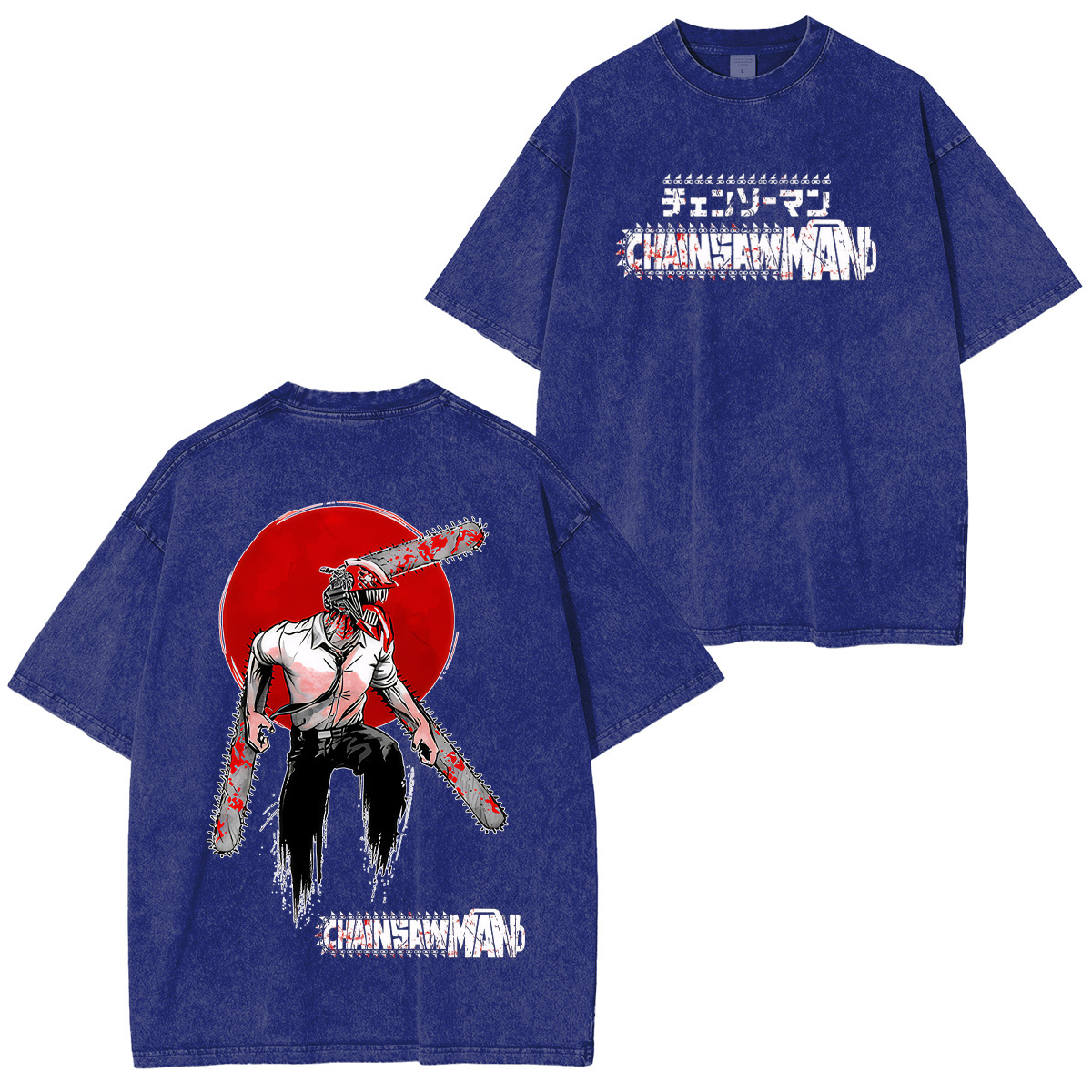Chainsaw Man Denji Unisex Washed T-Shirt