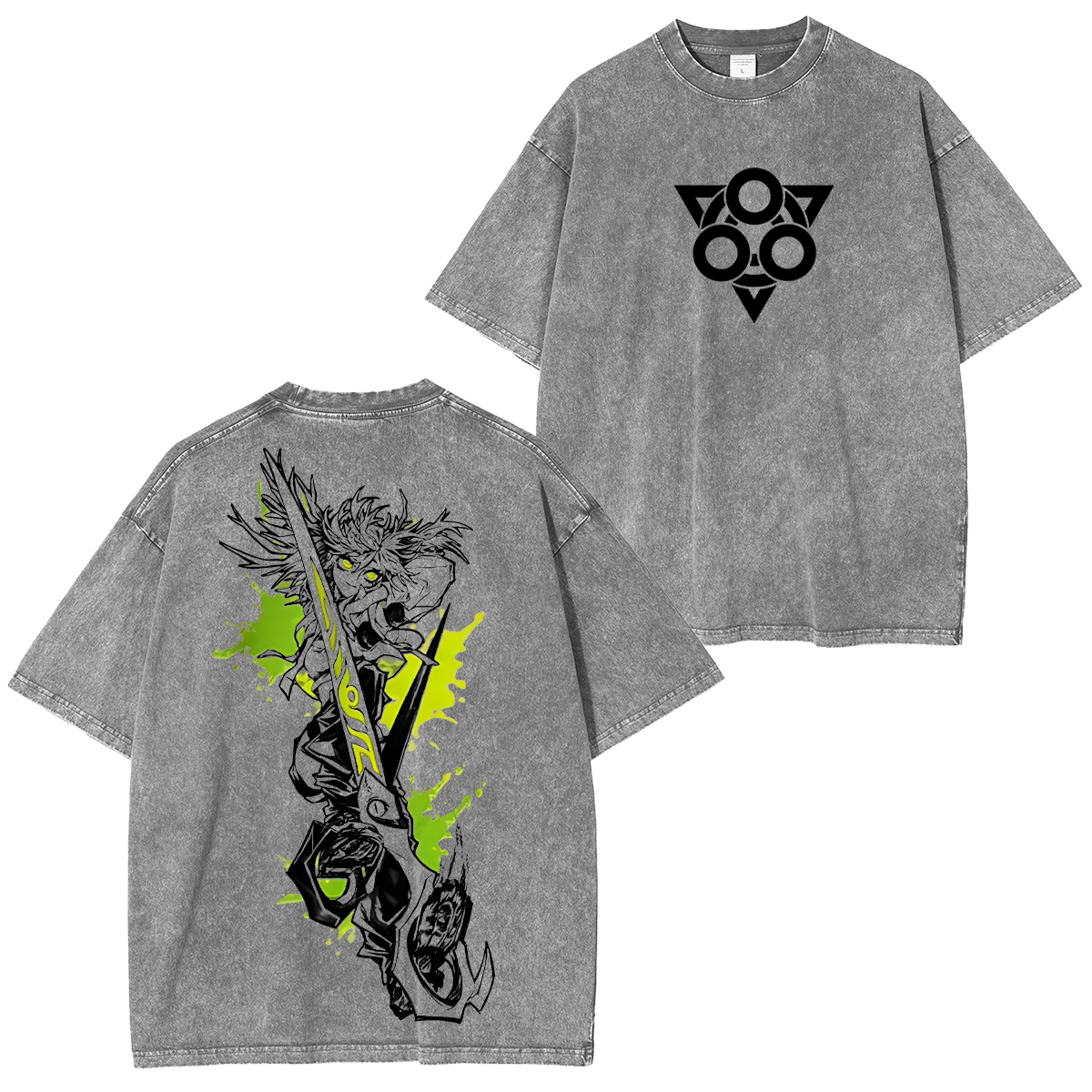 Gachiakuta The Cleaners Printed Unisex Washed T-Shirt