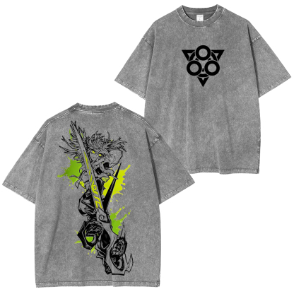 Gachiakuta The Cleaners Printed Unisex Washed T-Shirt