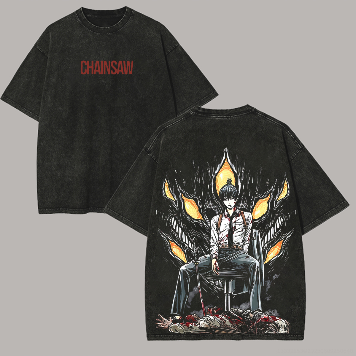 Chainsaw Man Unisex Washed T-Shirt