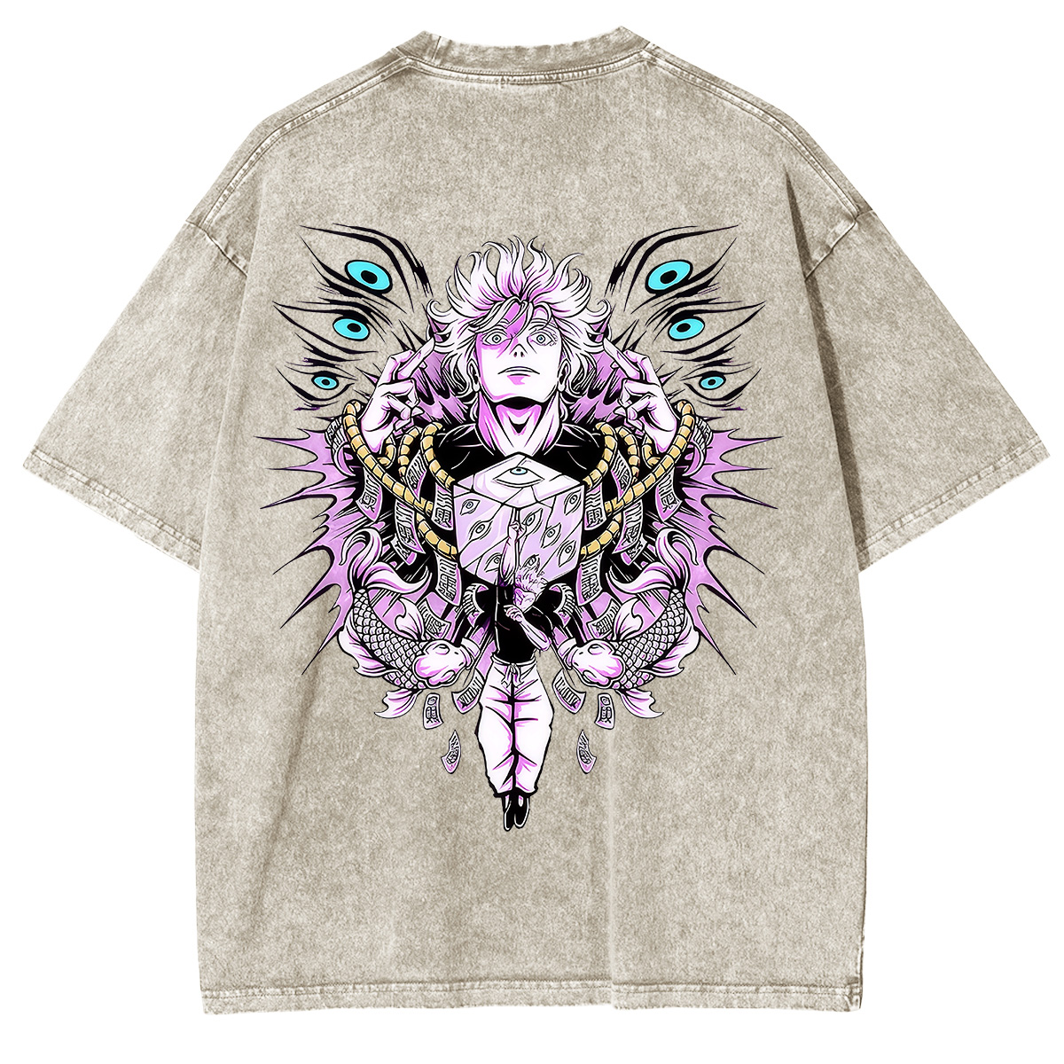 Jujutsu Kaisen Satoru Gojo Unisex Washed T-Shirt