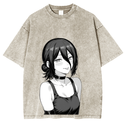 Reze Chaisaw Man Unisex Washed T-Shirt