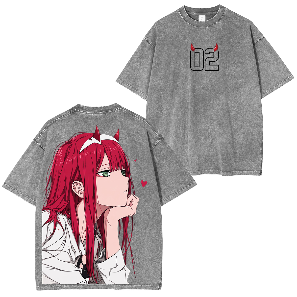 DARLING in the FRANXX Printed Unisex Oversized T-Shirt