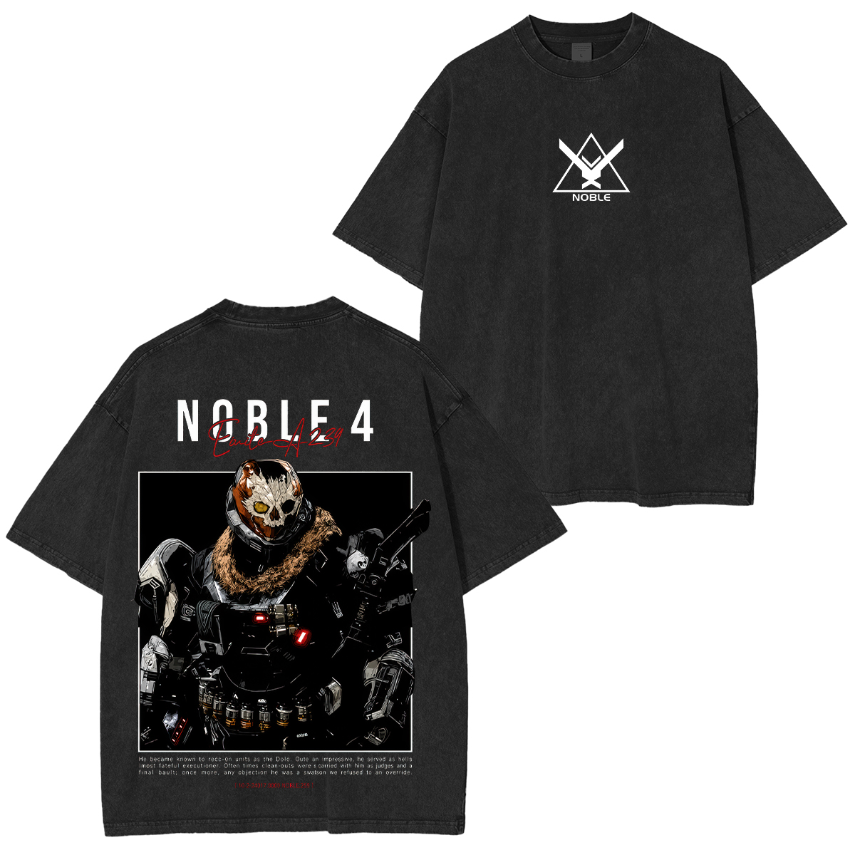 Halo: Reach Noble Team Unisex Oversized T-Shirt