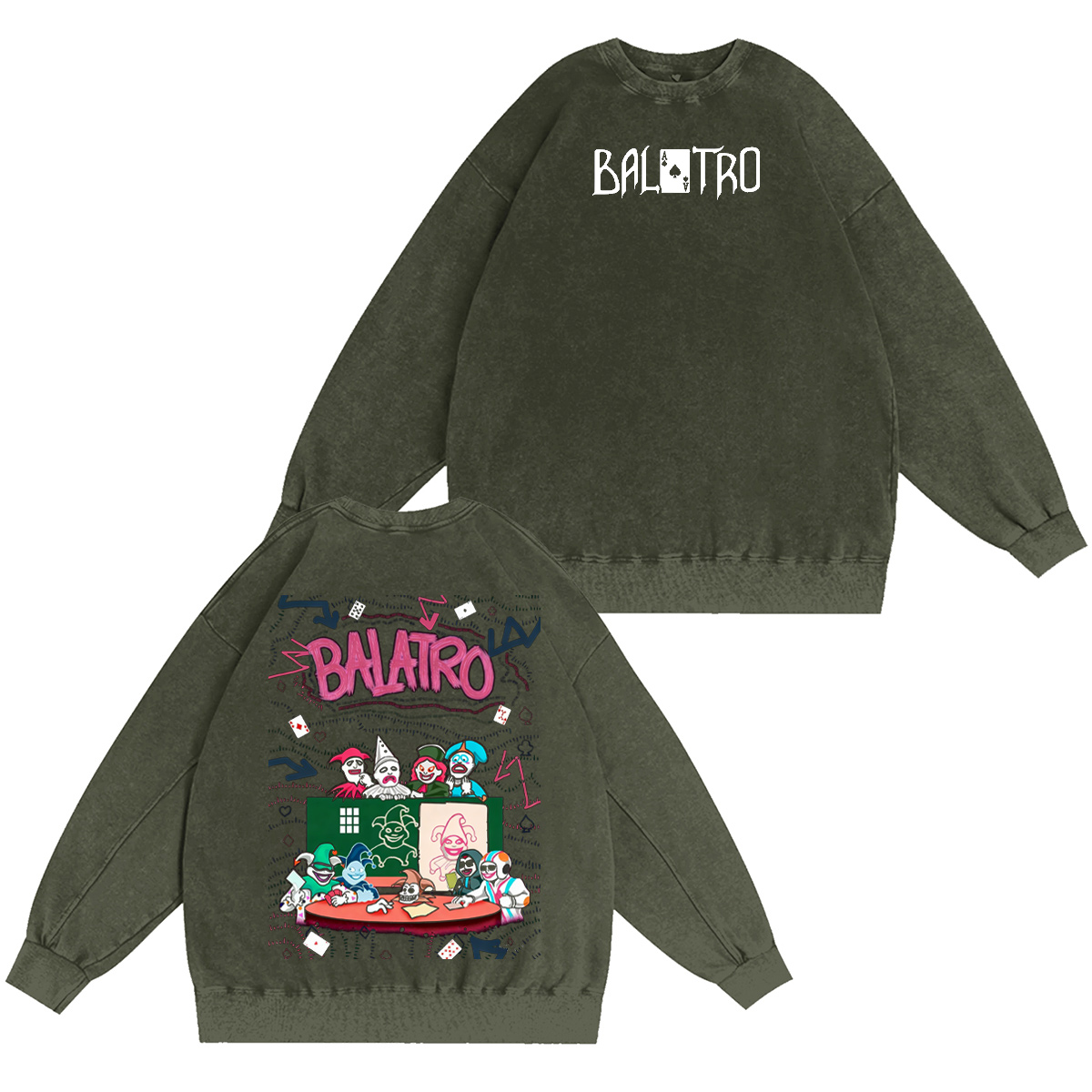 Balatro Washed T-shirt/Crewneck/Hoodie