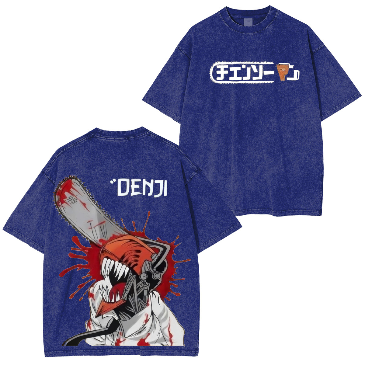 Chainsaw Man Denji Unisex Washed T-Shirt