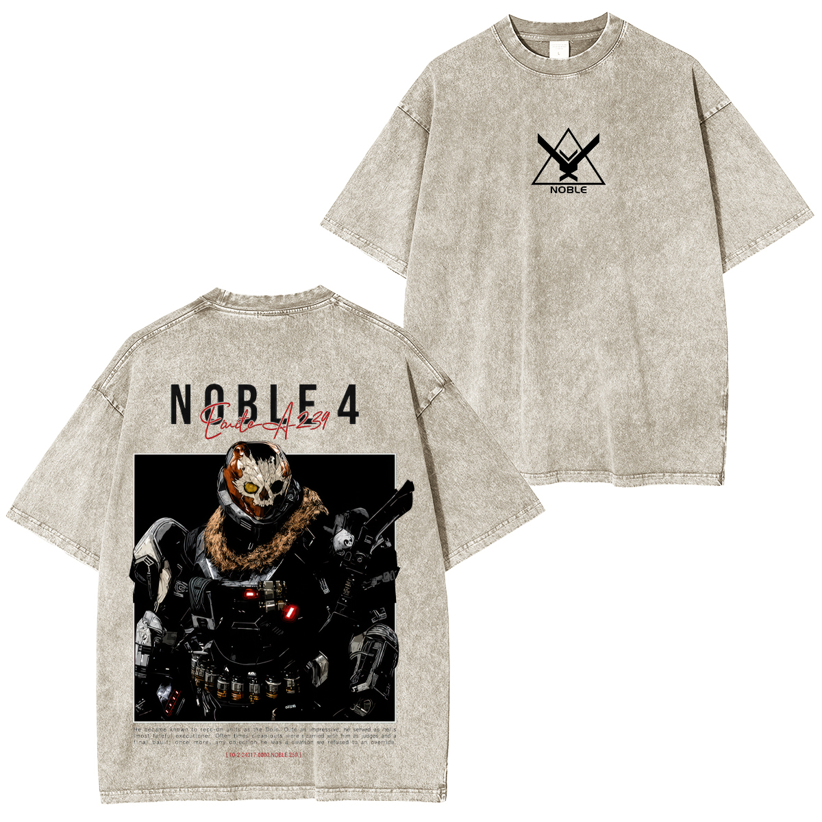 Halo: Reach Noble Team Unisex Oversized T-Shirt