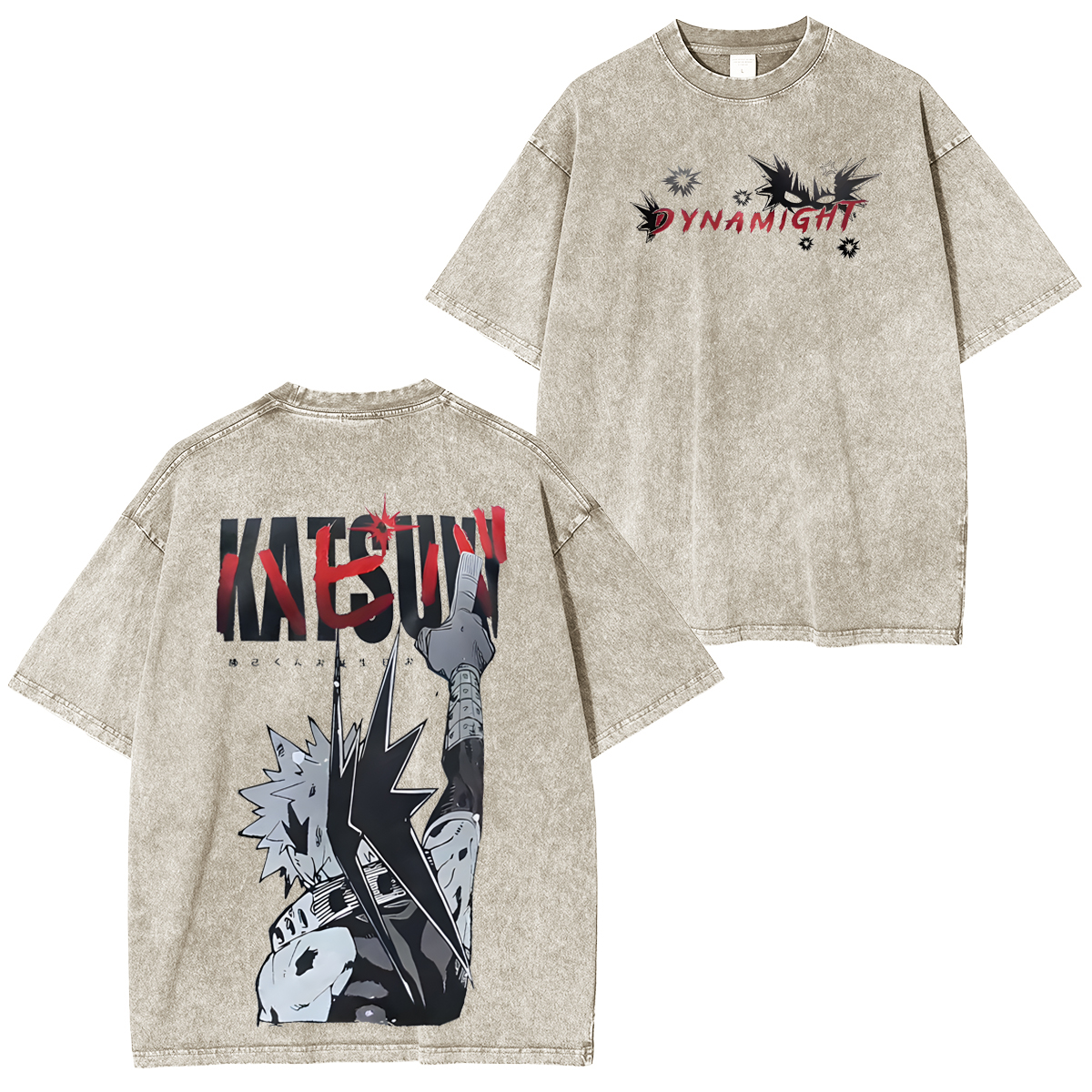 My Hero Academia Katsuki Bakugo Unisex Washed T-Shirt