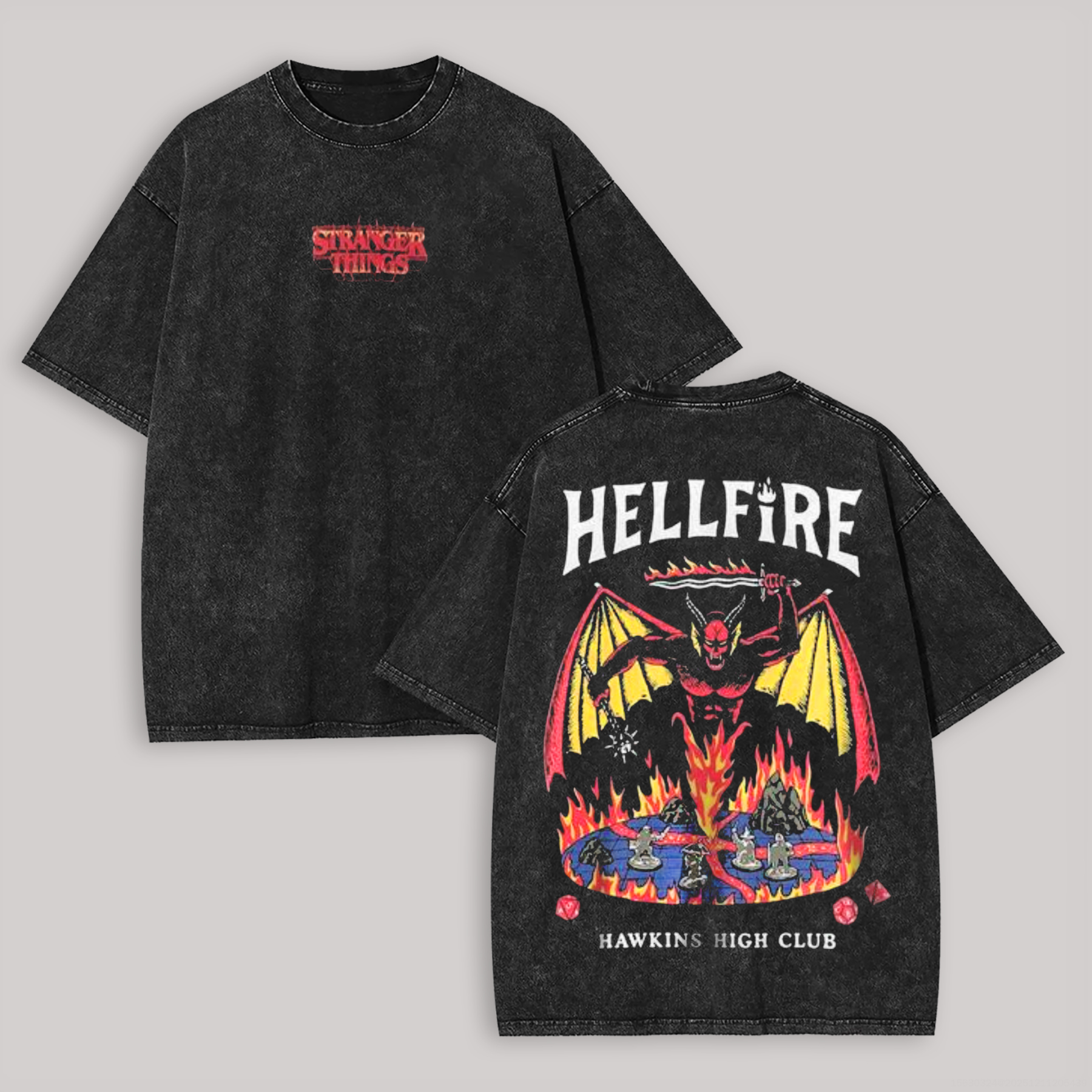 Stranger Things Hellfire Unisex T-shirt