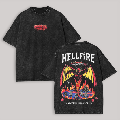 Stranger Things Hellfire Unisex T-shirt