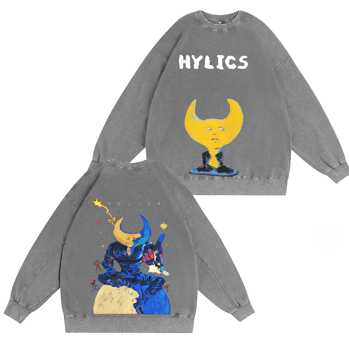 Hylics Wayne Unisex Washed Sweatshirt