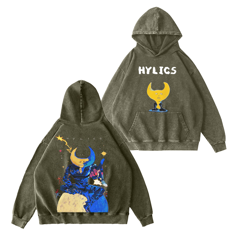 Hylics Wayne Unisex Washed Hoodie