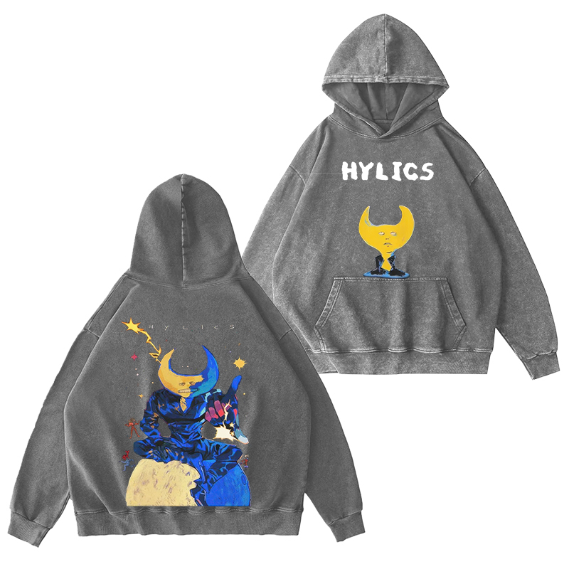 Hylics Wayne Unisex Washed Hoodie